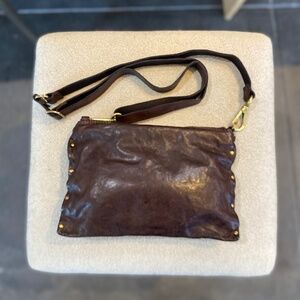 Campomaggi Giulia Leather Crossbody Bag in brown